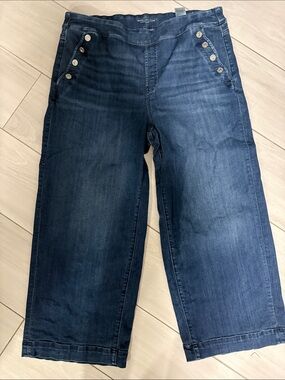 Women’s Plus size Chicos wide leg Ankle Jeans 3.5 R size 18